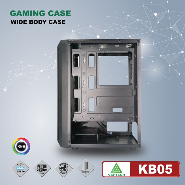 Case VSPTECH - Esport gaming KB05